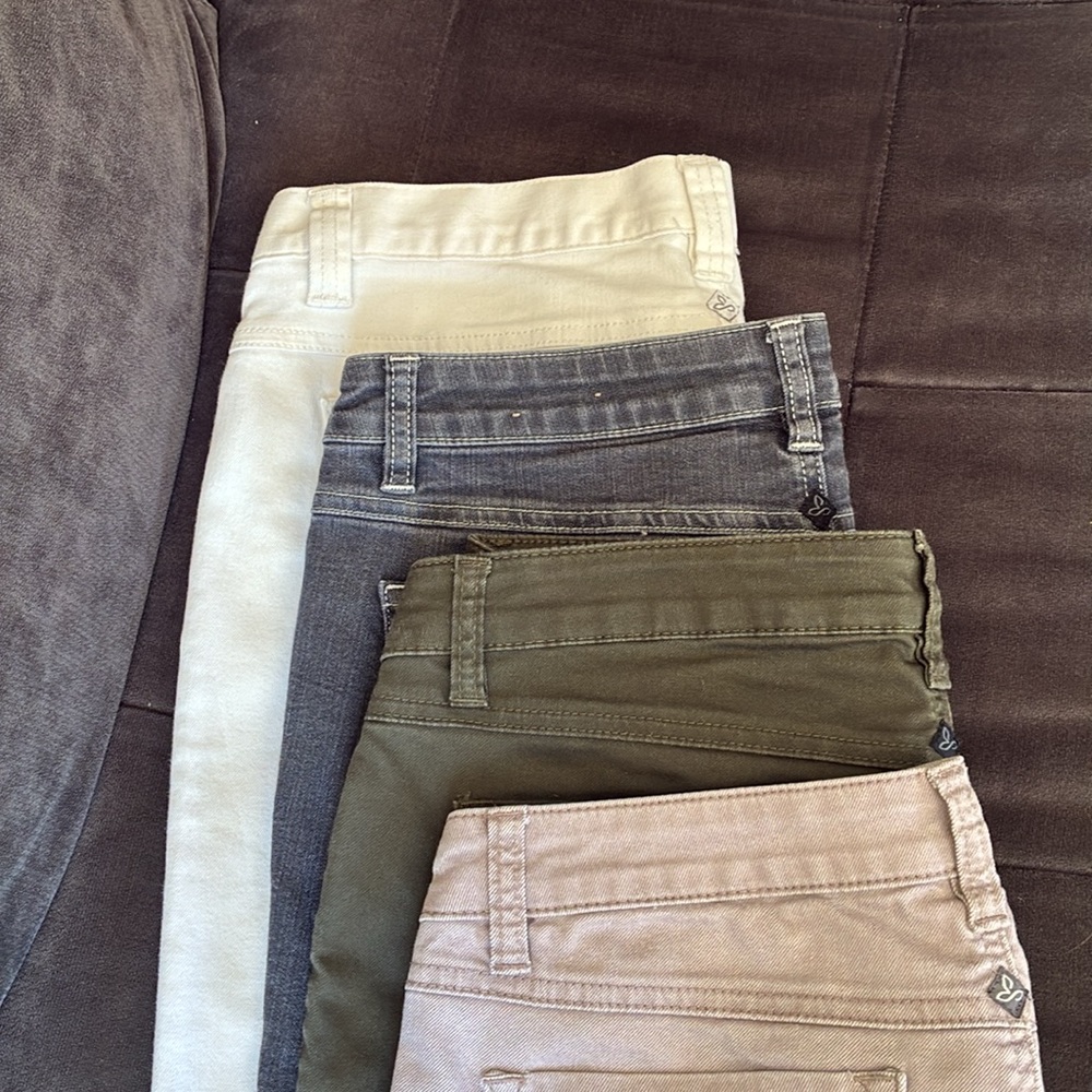 Prana Women's Skinny Jeans -4 pairs!! Excellent condition.